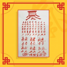 선거당선부(음의 부적) ㅣ 성공부적 취업부적 소원부적 합격부적